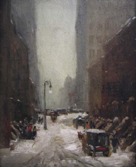 Robert Henri Snow in New York oil painting image